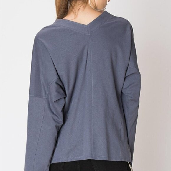 CAUSAL LACE UP TOP - Picture 3 of 3